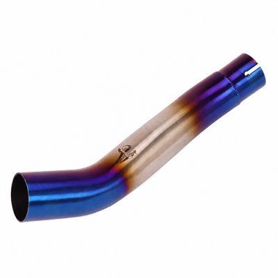 Benelli 302s TNT300 BJ300 exhaust mid pipe straight half-blue (51mm)